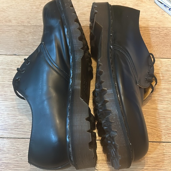 Men’s Dr Marten The Original Black 3 eyelet Oxford lace-up SZ 12 - Picture 5 of 10